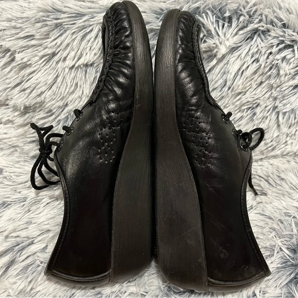 SAS Women's Black Leather Oxfords - Comfort Shoes - Size 8.5 - Picture 7 of 16